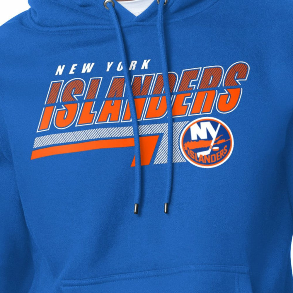 NHL New York Islanders Starter Logo Push Fleece Hoodie - Royal