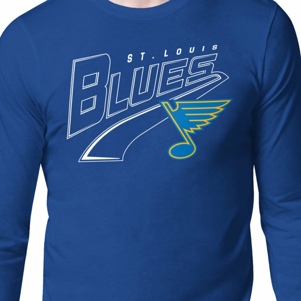 NHL St. Louis Blues Starter Modern Tailsweep Long Sleeve T-Shirt - Blue