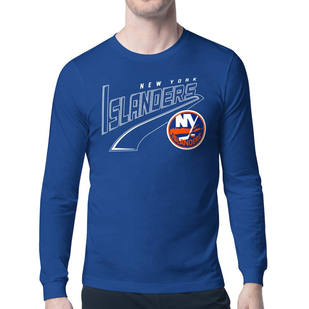NHL New York Islanders Starter Modern Tailsweep Long Sleeve T-Shirt - Royal