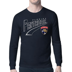 NHL Florida Panthers Starter Modern Tailsweep Long Sleeve T-Shirt - Navy