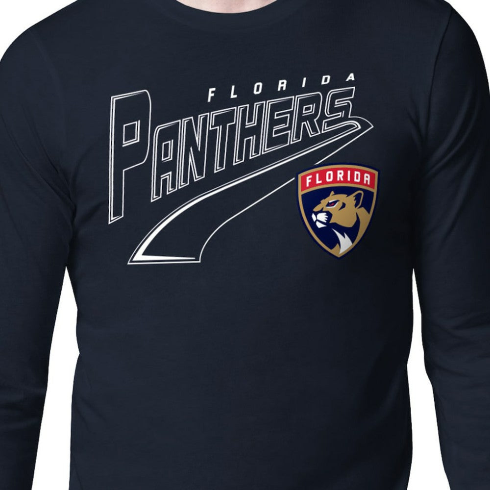 NHL Florida Panthers Starter Modern Tailsweep Long Sleeve T-Shirt - Navy