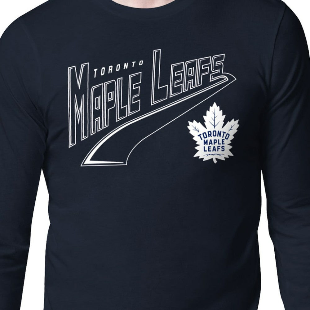 NHL Toronto Maple Leafs Starter Modern Tailsweep Long Sleeve T-Shirt - Blue