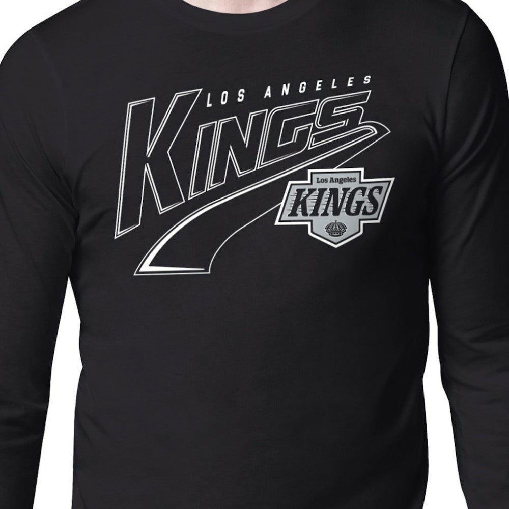 NHL Los Angeles Kings Starter Modern Tailsweep Long Sleeve T-Shirt - Black