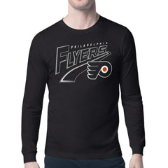 NHL Philadelphia Flyers Starter Modern Tailsweep Long Sleeve T-Shirt - Black