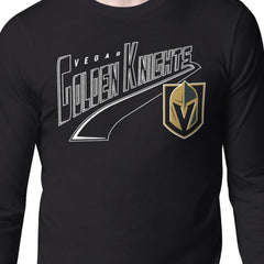 NHL Vegas Golden Knights Starter Modern Tailsweep Long Sleeve T-Shirt - Black