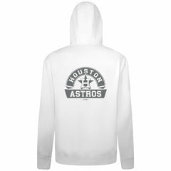 Houston Astros Levelwear Podium Chenille Logo Full-Zip Hoodie - White Hoodies