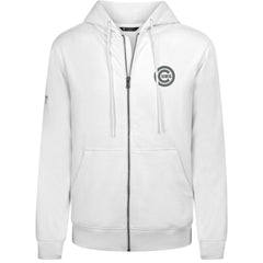 Chicago Cubs Levelwear Podium Banner Arch Full-Zip Hoodie - White Hoodies