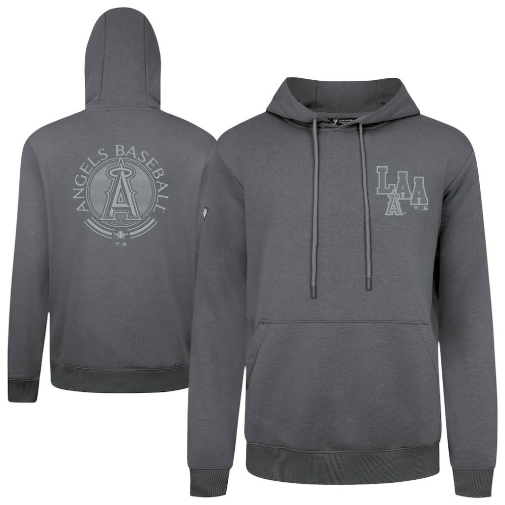 Los Angeles Angels Levelwear Podium Valiant Hoodie - Gray Hoodies