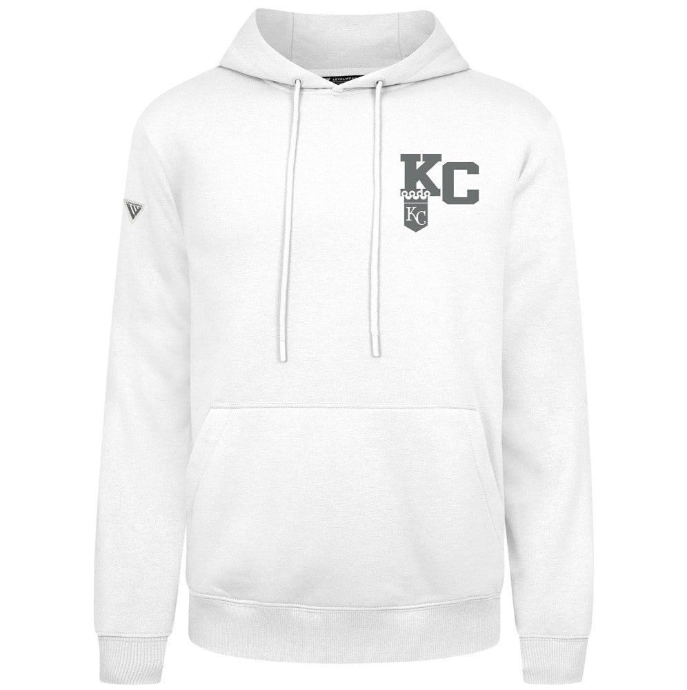 Kansas City Royals Levelwear Podium Valiant Hoodie - White Hoodies