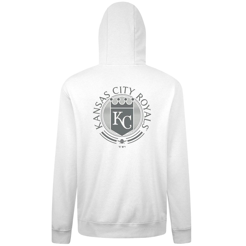 Kansas City Royals Levelwear Podium Valiant Hoodie - White Hoodies