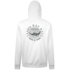 Tampa Bay Rays Levelwear Podium Grain Hoodie - White Hoodies