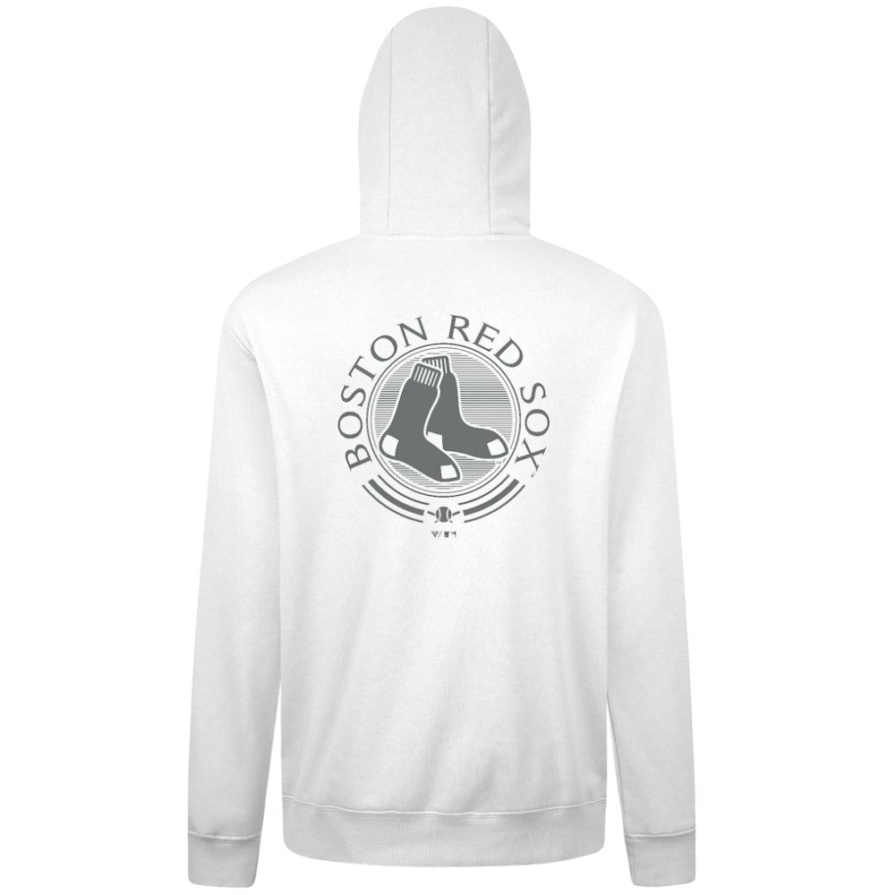 Boston Red Sox Levelwear Podium Grain Hoodie - White Hoodies