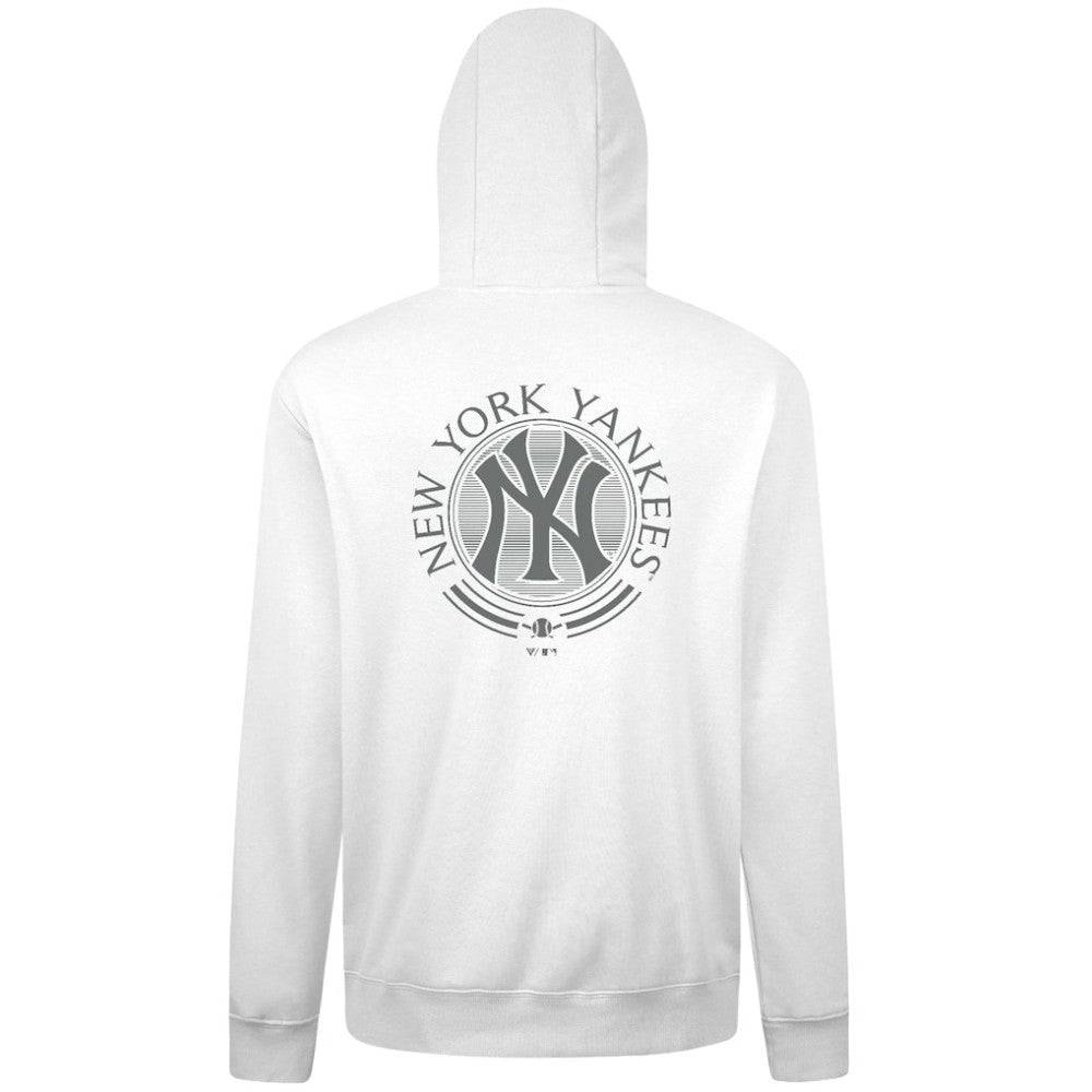 New York Yankees Levelwear Podium Grain Hoodie - White Hoodies