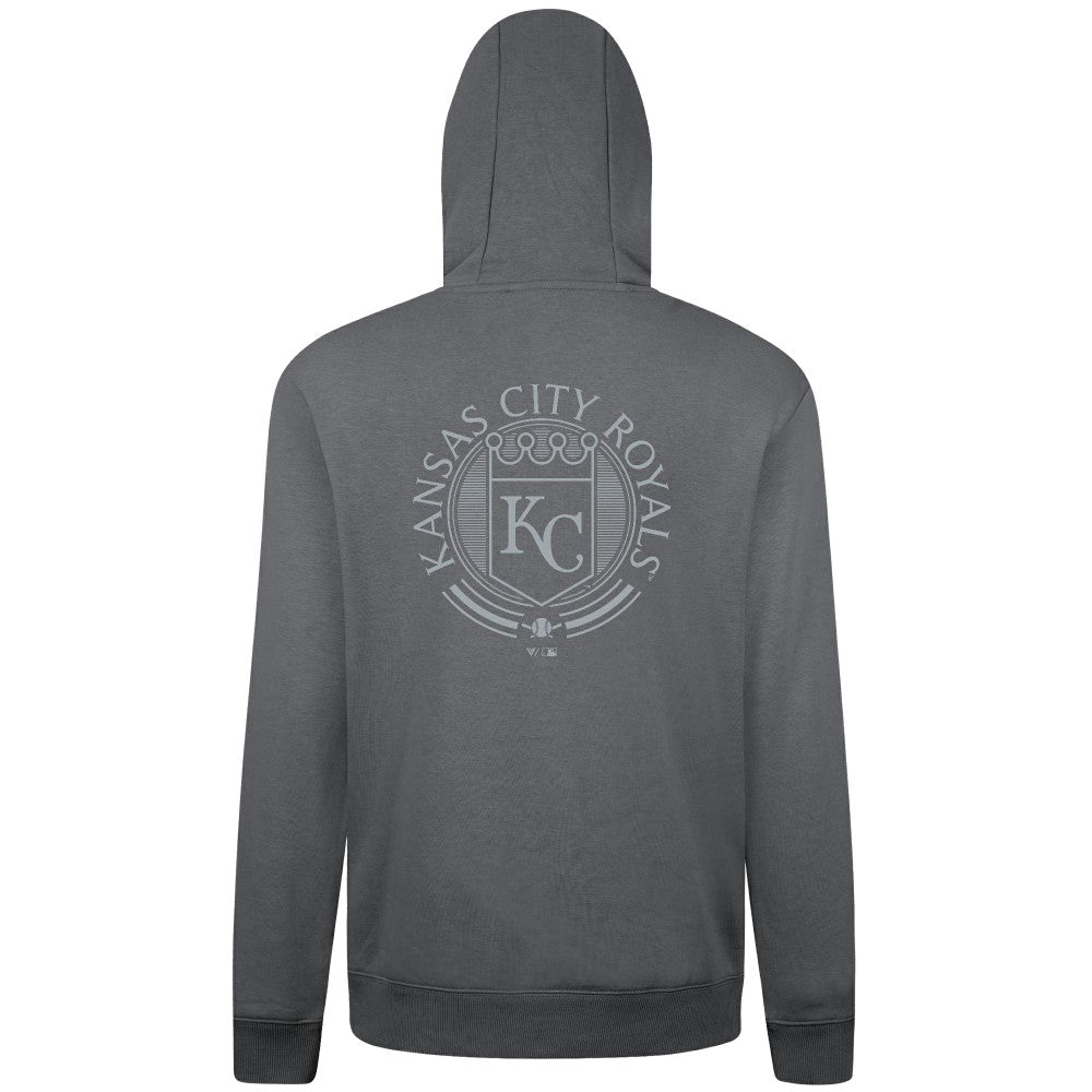 Kansas City Royals Levelwear Podium Grain Hoodie - Gray Hoodies