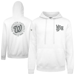 Washington Nationals Levelwear Podium Grain Hoodie - White Hoodies