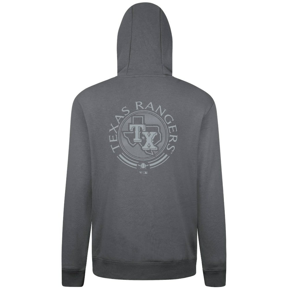 Texas Rangers Levelwear Podium Grain Hoodie - Gray Hoodies