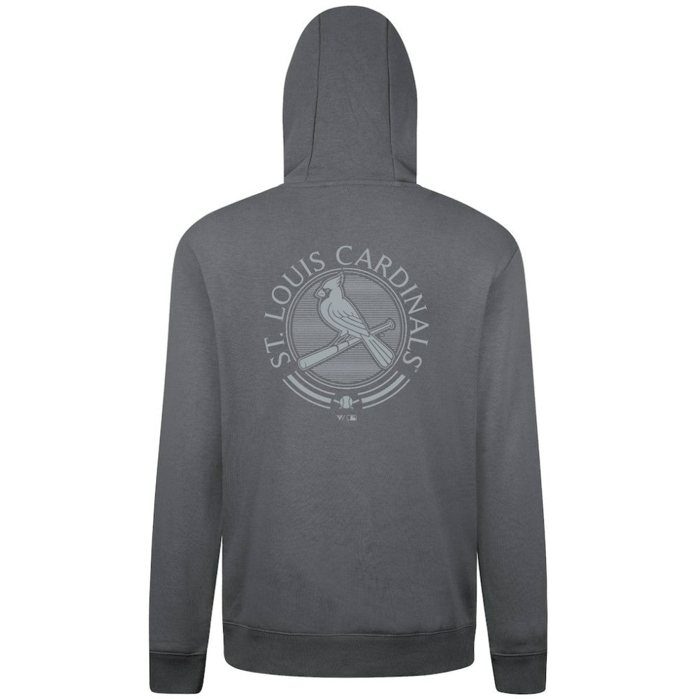 St. Louis Cardinals Levelwear Podium Grain Hoodie - Gray Hoodies