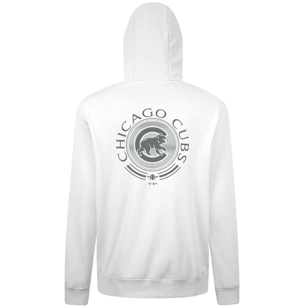 Chicago Cubs Levelwear Podium Grain Hoodie - White Hoodies