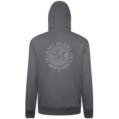 Miami Marlins Levelwear Podium Grain Hoodie - Gray Hoodies