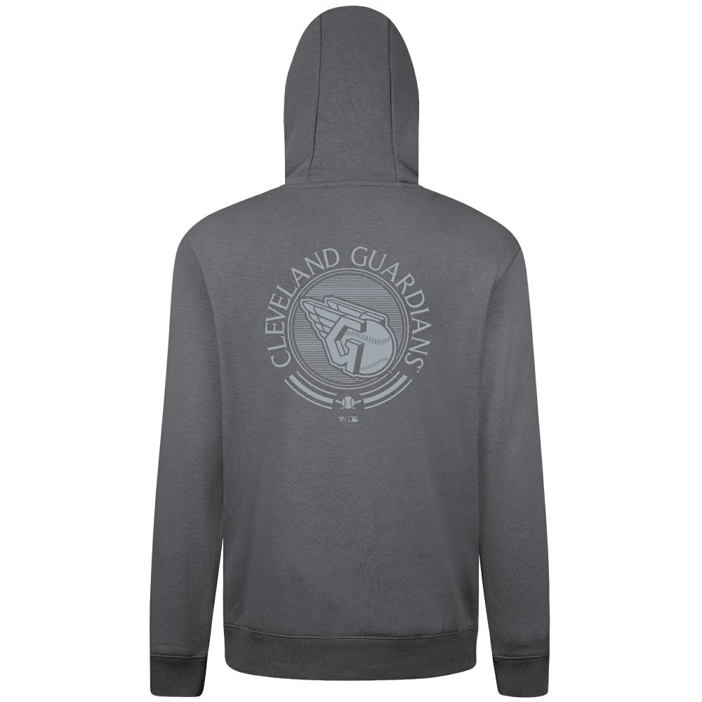 Cleveland Guardians Levelwear Podium Grain Hoodie - Gray Hoodies