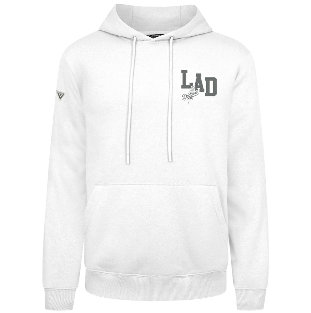 Los Angeles Dodgers Levelwear Podium Grain Hoodie - White Hoodies