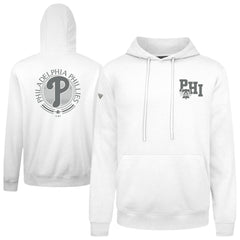 Philadelphia Phillies Levelwear Podium Grain Hoodie - White Hoodies