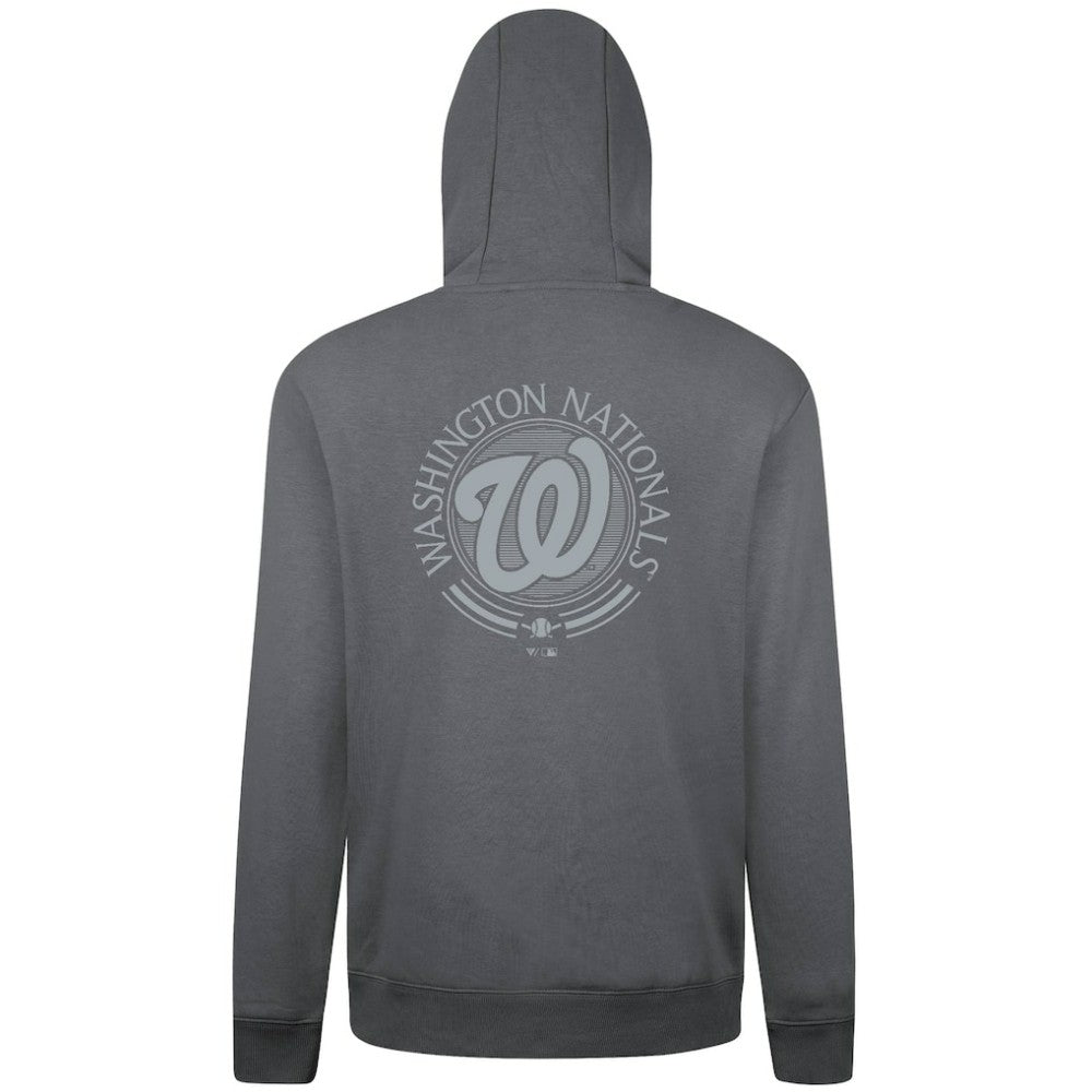 Washington Nationals Levelwear Podium Grain Hoodie - Gray Hoodies