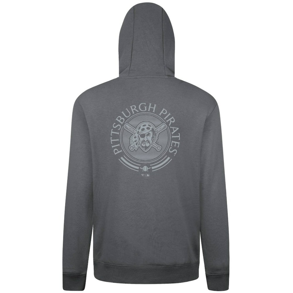 Pittsburgh Pirates Levelwear Podium Grain Hoodie - Gray Hoodies