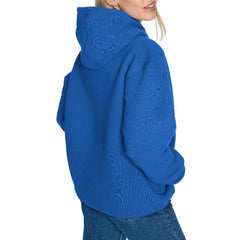 NHL New York Rangers Starter Women's Fireworks Fleece Hoodie - Blue