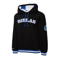 Dallas Mavericks Hardwood Classics Nights Playmaker Fleece Hoodie Black