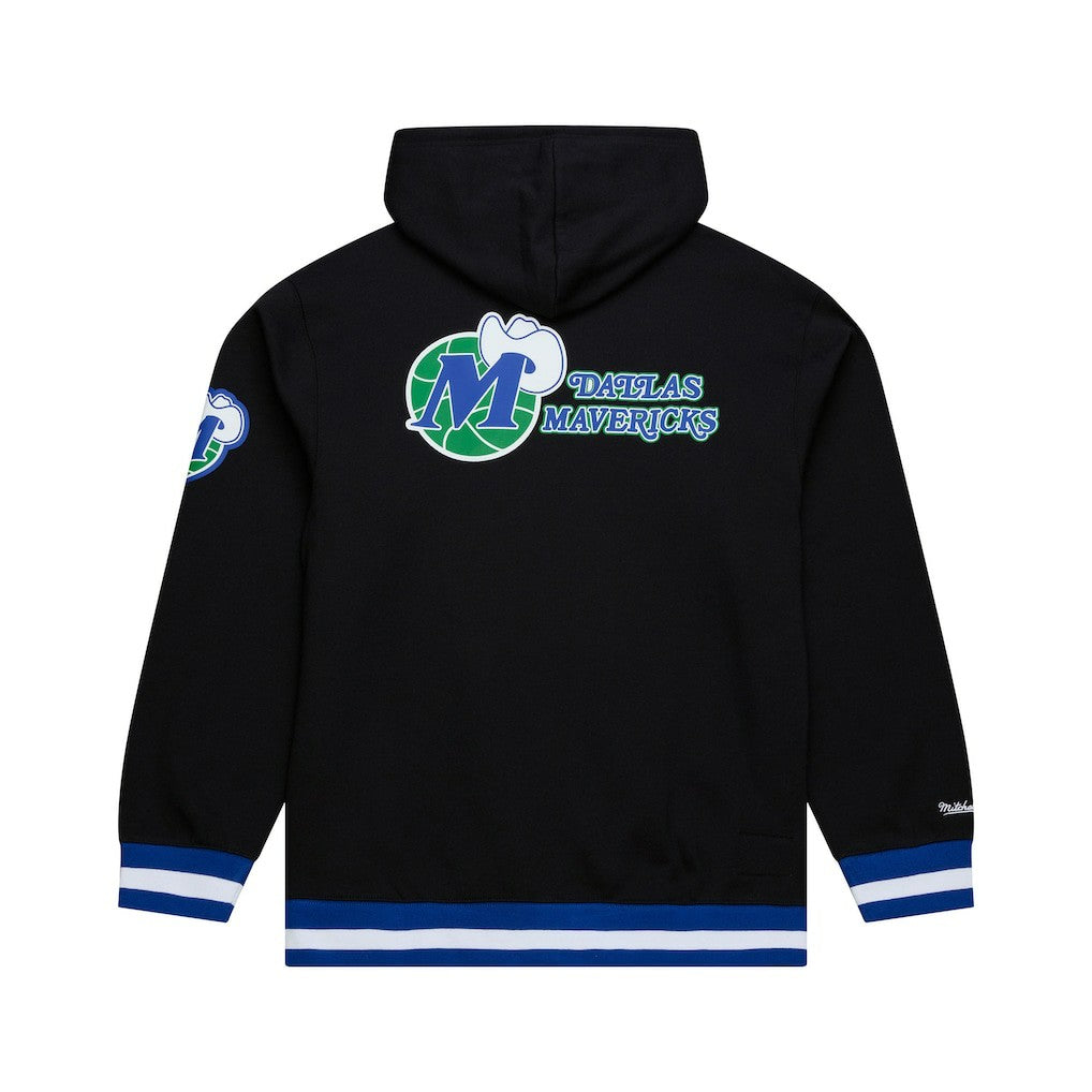 Dallas Mavericks Hardwood Classics Nights Playmaker Fleece Hoodie Black