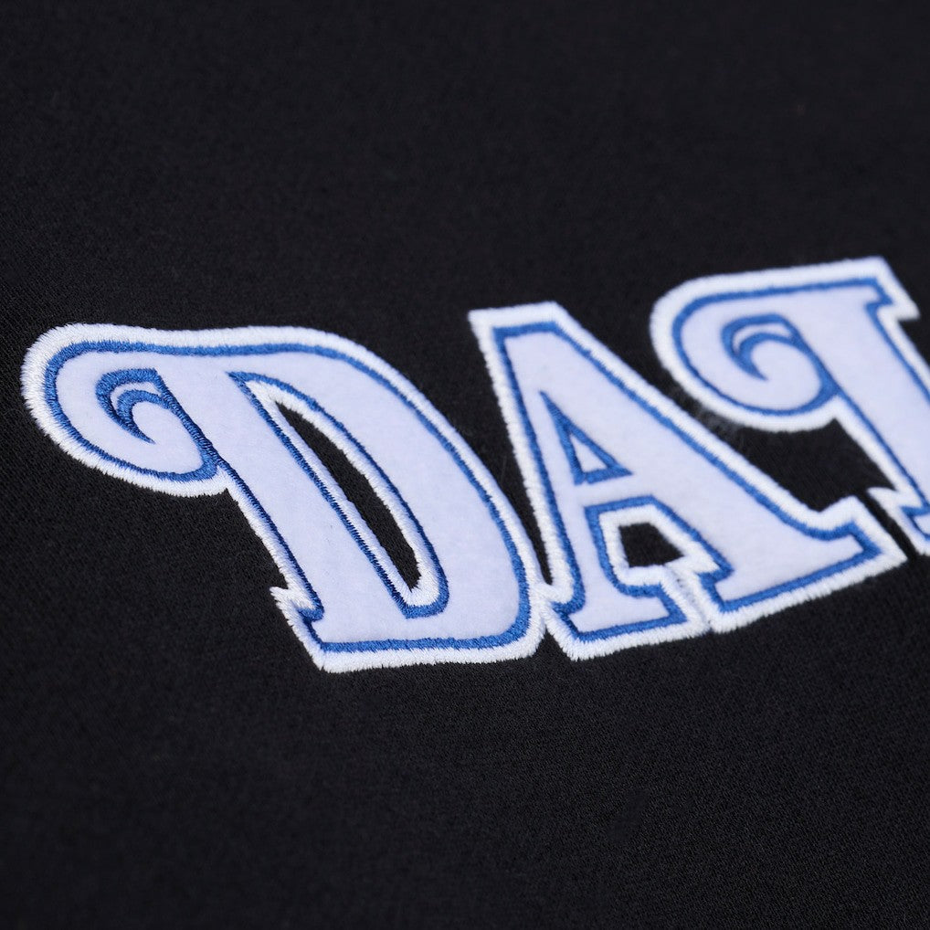 Dallas Mavericks Hardwood Classics Nights Playmaker Fleece Hoodie Black