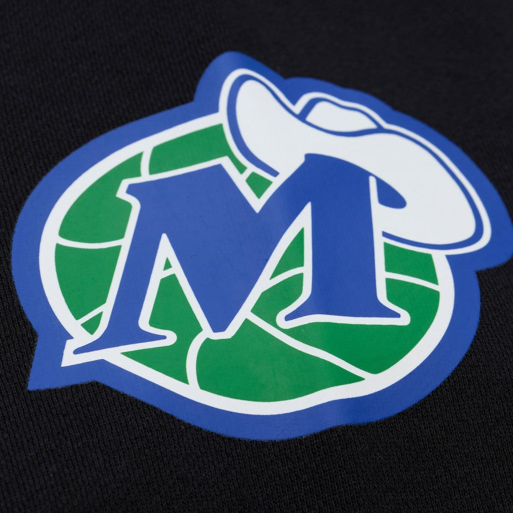 Dallas Mavericks Hardwood Classics Nights Playmaker Fleece Hoodie Black