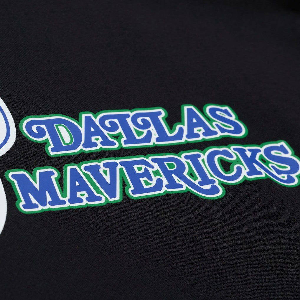 Dallas Mavericks Hardwood Classics Nights Playmaker Fleece Hoodie Black