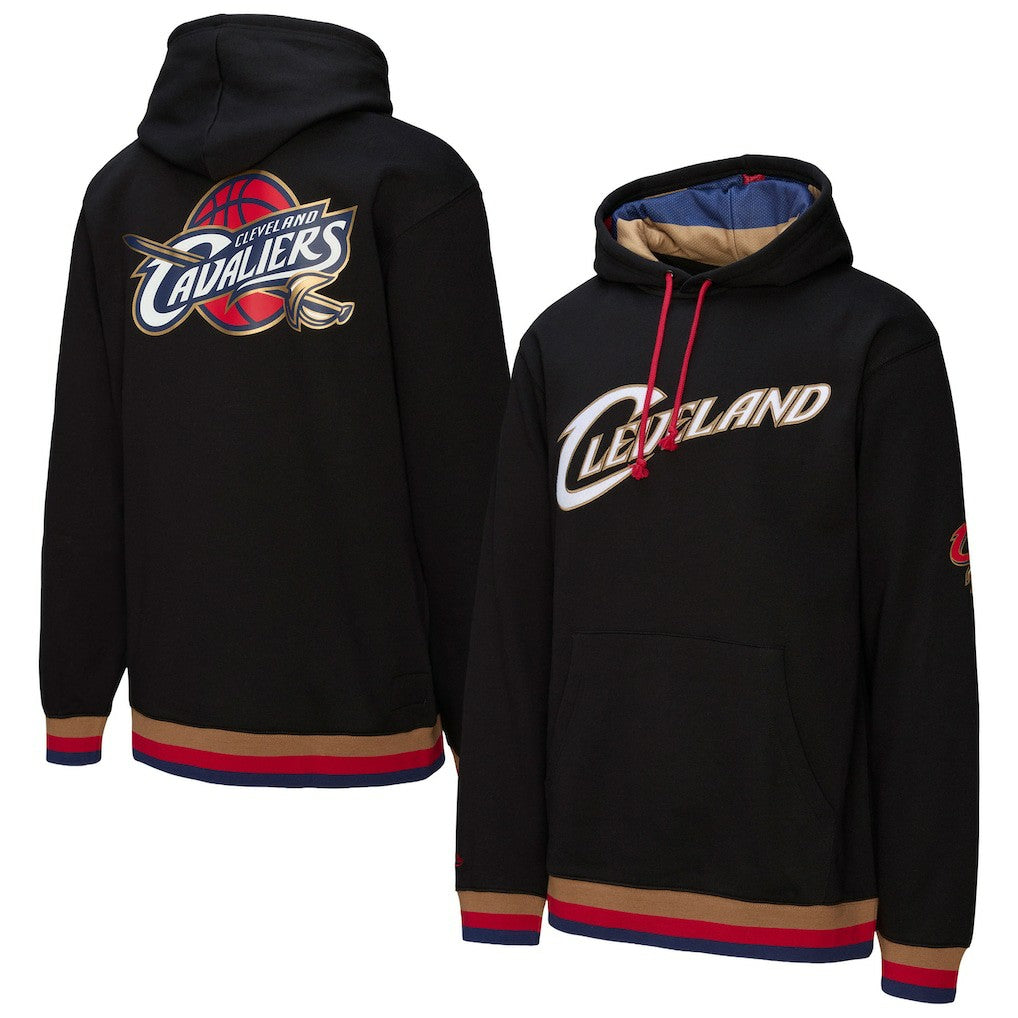 Cleveland Cavaliers Hardwood Classics Nights Playmaker Fleece Hoodie Black