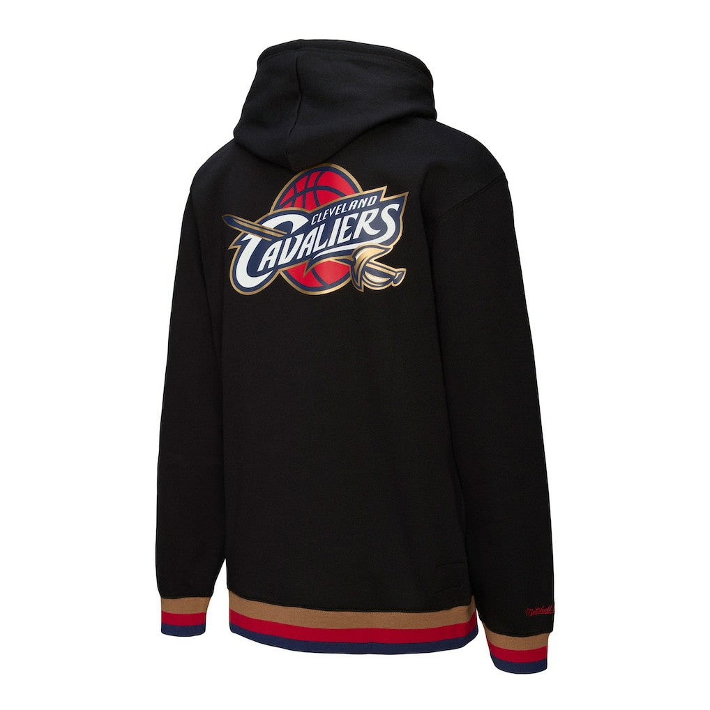 Cleveland Cavaliers Hardwood Classics Nights Playmaker Fleece Hoodie Black