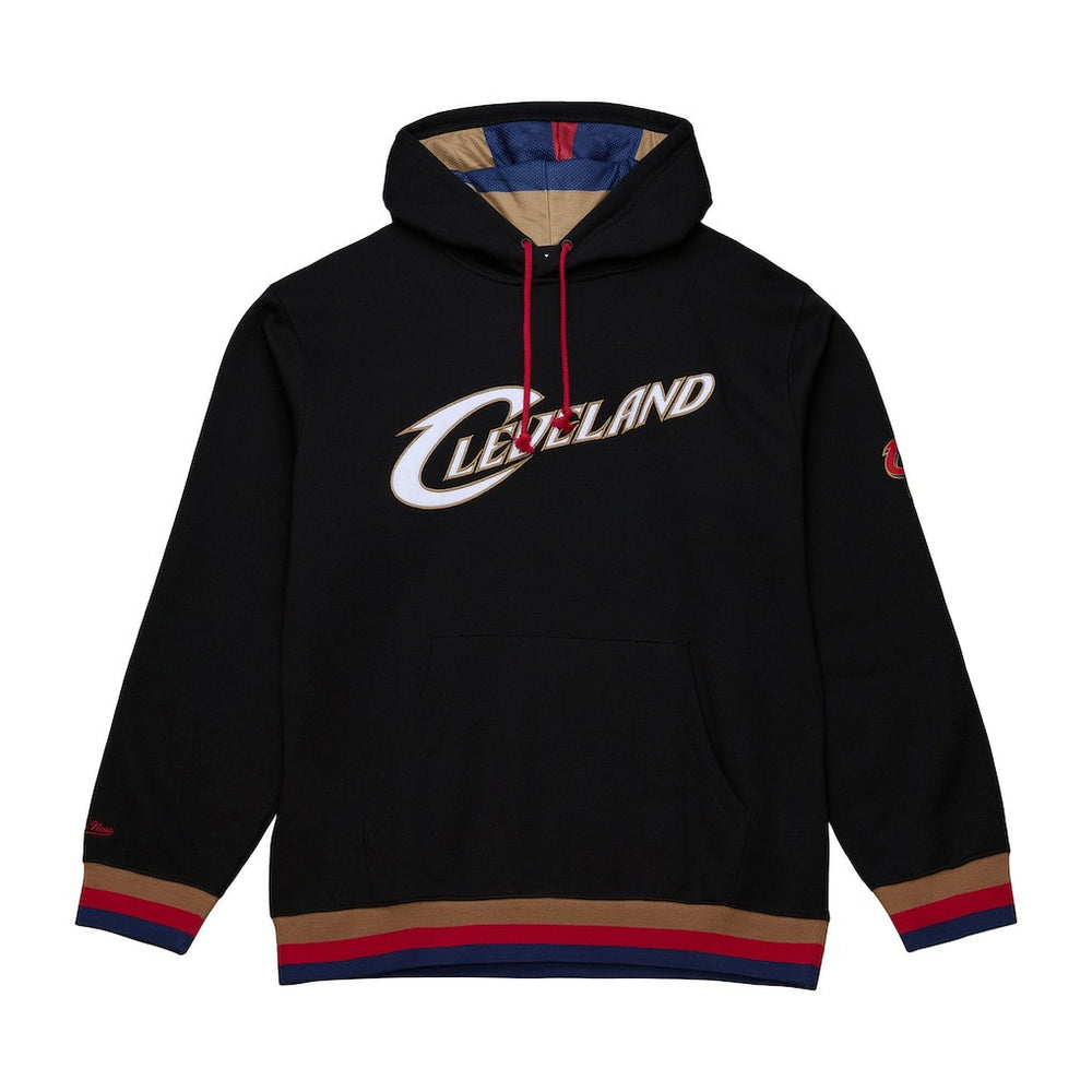 Cleveland Cavaliers Hardwood Classics Nights Playmaker Fleece Hoodie Black