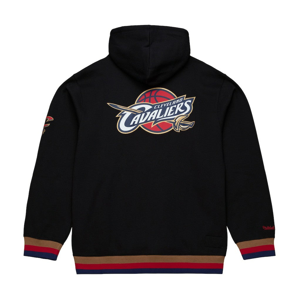 Cleveland Cavaliers Hardwood Classics Nights Playmaker Fleece Hoodie Black