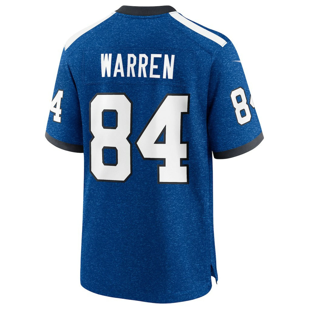 Tyler Warren Indianapolis Colts Alternate 2 Indiana Nights Game Jersey Heather Royal