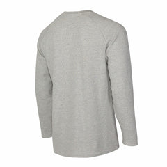Los Angeles Lakers Concepts Sport Hawthorn Thermal Knit Long Sleeve Henley T-Shirt Gray