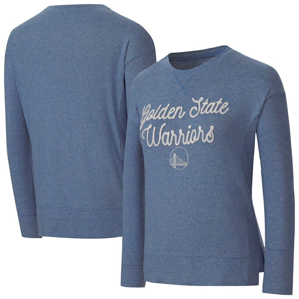 Golden State Warriors Concepts Sport Women's Rigor Long Sleeve Jersey T-Shirt Royal