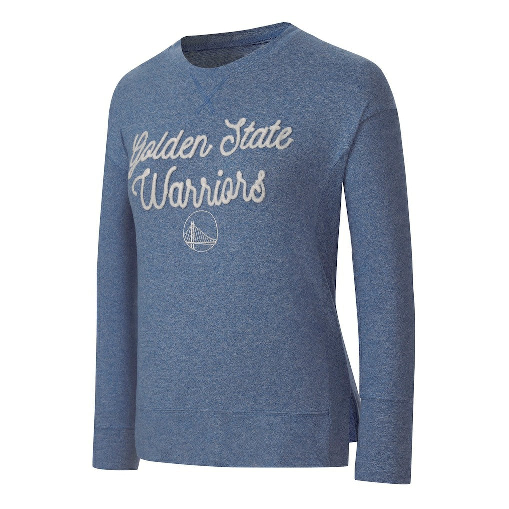 Golden State Warriors Concepts Sport Women's Rigor Long Sleeve Jersey T-Shirt Royal