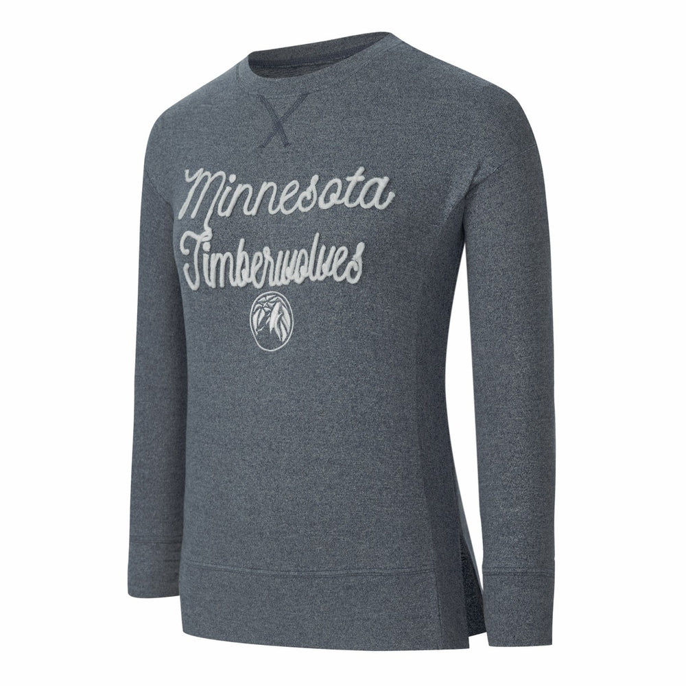 Minnesota Timberwolves Concepts Sport Women's Rigor Long Sleeve Jersey T-Shirt Navy