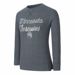 Minnesota Timberwolves Concepts Sport Women's Rigor Long Sleeve Jersey T-Shirt Navy