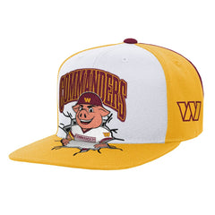 Washington Commanders Youth Team Mascot Snapback Hat White