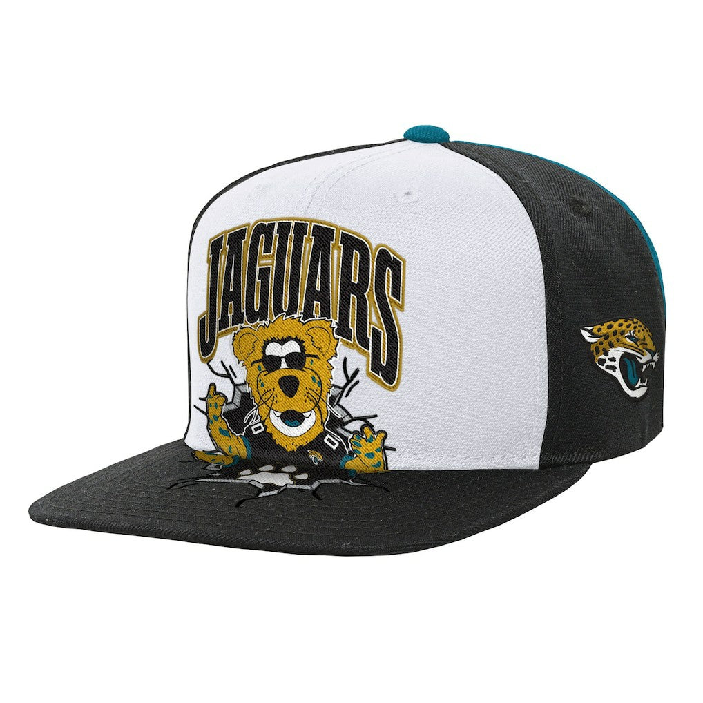 Jacksonville Jaguars Youth Team Mascot Snapback Hat White