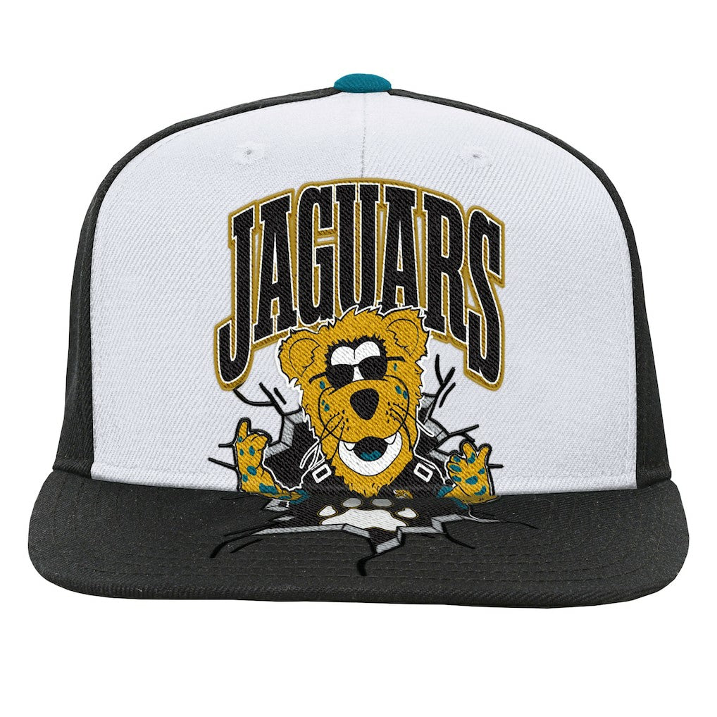 Jacksonville Jaguars Youth Team Mascot Snapback Hat White