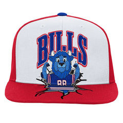 Buffalo Bills Youth Team Mascot Snapback Hat White