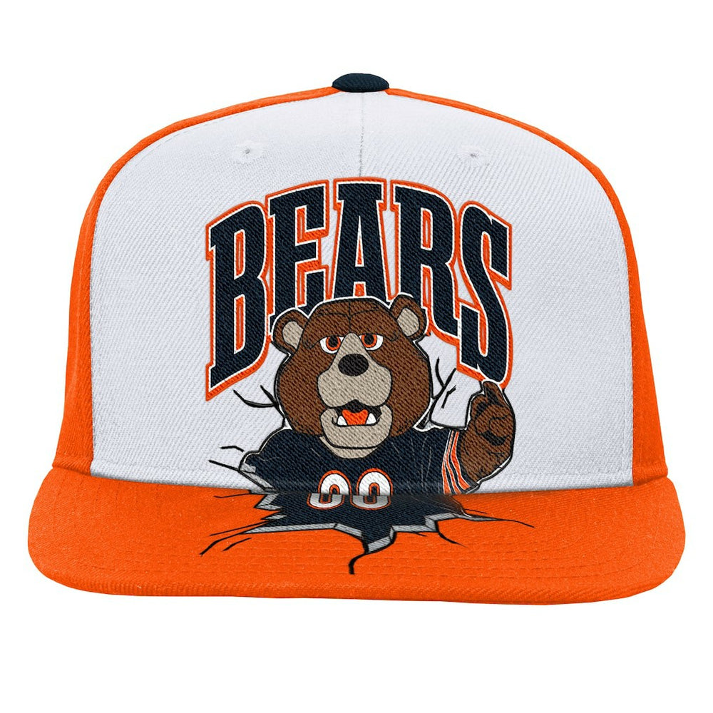Chicago Bears Youth Team Mascot Snapback Hat White