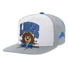 Detroit Lions Youth Team Mascot Snapback Hat White